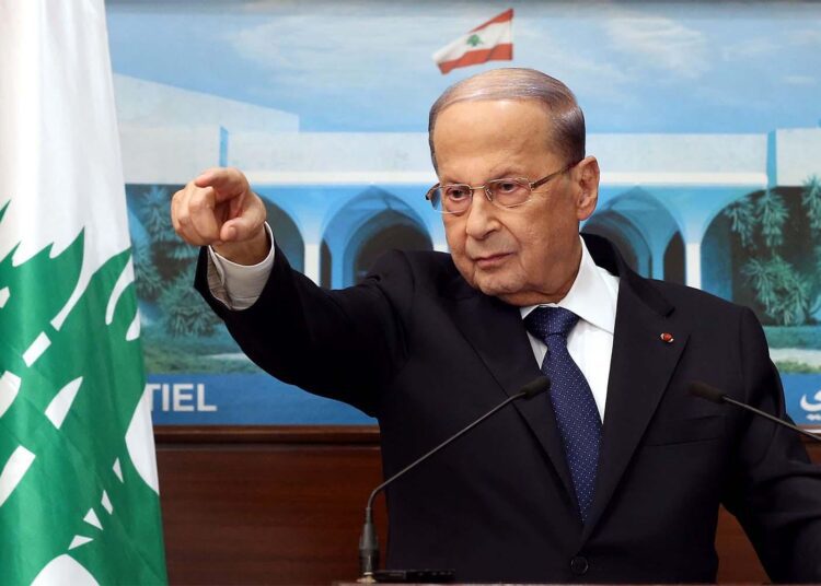 Lebanon's President Michel Aoun