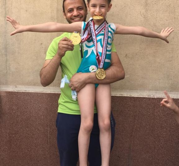 Bissan and Youssef are the nation's champions in gymnastics 1 - Egyptian Gazette