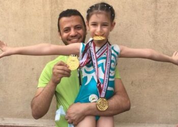 Bissan and Youssef are the nation’s champions in gymnastics