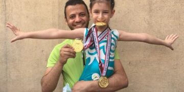 Bissan and Youssef are the nation's champions in gymnastics 1 - Egyptian Gazette Bissan and Youssef are the nation’s champions in gymnastics