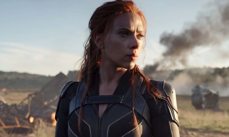 Scarlett Johansson in a scene from Black Widow