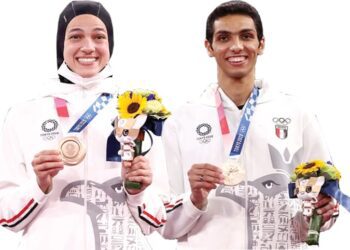 Egyptian Taekwondo fighters win 2 Tokyo Olympic bronze medals