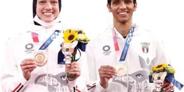 Egyptian Taekwondo fighters win 2 Tokyo Olympic bronze medals