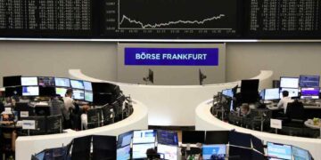 European stocks climb at end of volatile week