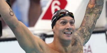 Living up to the hype: Dressel wins 1st individual gold 1 - Egyptian Gazette Living up to the hype: Dressel wins 1st individual gold