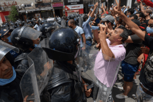 Clashes in Tunisia after president ousts PM amid Covid protests 3 - Egyptian Gazette Clashes in Tunisia after president ousts PM amid Covid protests 2 - Egyptian Gazette