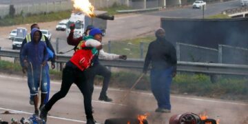 S. African police arrest 27 over protests linked to Zuma jailing