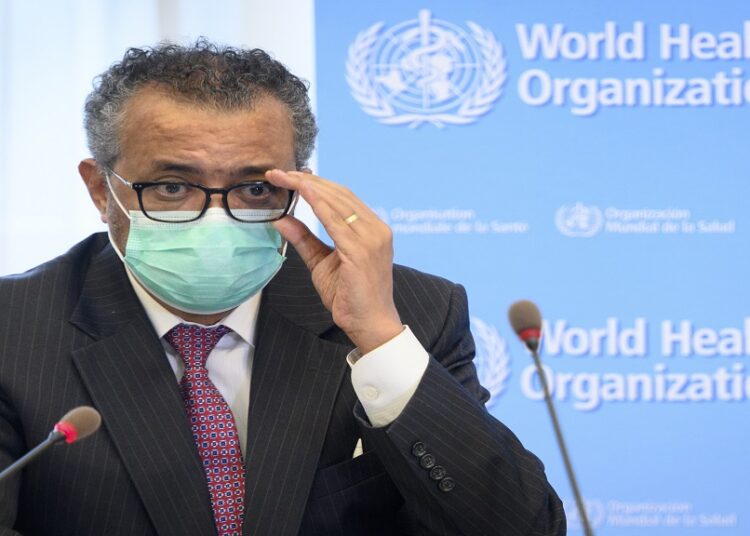 Tedros Adhanom Ghebreyesus, Director General of the World Health Organization.
