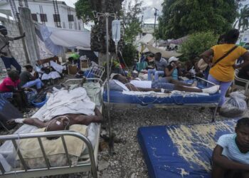 Tropical storm drenching earthquake-stricken Haiti