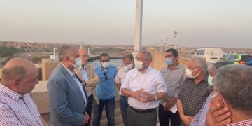 Aswan water schemes inspected 1 - Egyptian Gazette Aswan water schemes inspected