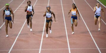 Shelly-Ann beats queen Elaine at IAAF Diamond League 1 - Egyptian Gazette Shelly-Ann beats queen Elaine at IAAF Diamond League