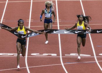 Jamaica’s Elaine wins 100m in Oregon