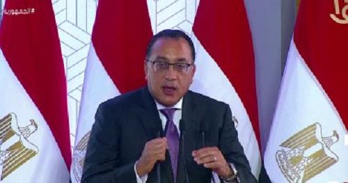 (Update 3) Egypt’s PM: State gave attention to housing file over past 7 years 1 - Egyptian Gazette Egyptian Prime Minister Moustafa Madbouly during the inaugurating housing projects in Badr City.