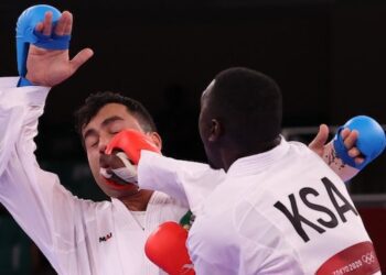 Olympics-Karate: Ganjzadeh gets gold as opponent disqualified