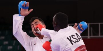 Olympics-Karate: Ganjzadeh gets gold as opponent disqualified 1 - Egyptian Gazette Olympics-Karate: Ganjzadeh gets gold as opponent disqualified