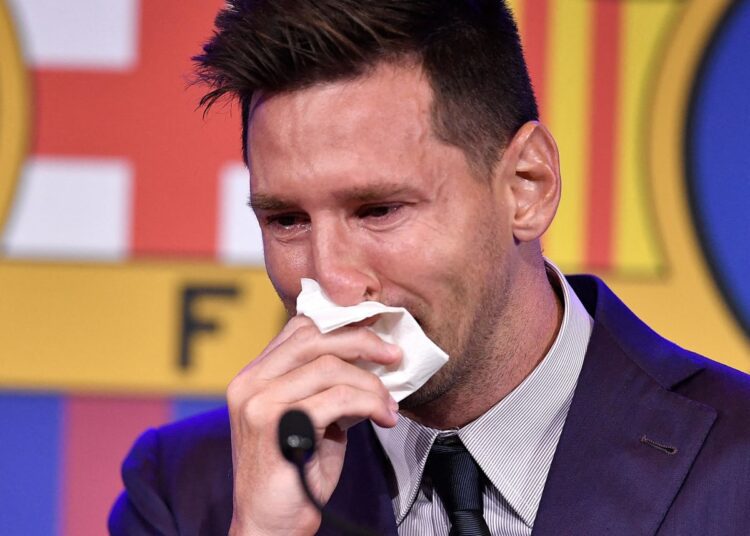 Messi agrees deal to join Paris Saint-Germain 1 - Egyptian Gazette Lionel Messi was tearful at Barcelona exit.