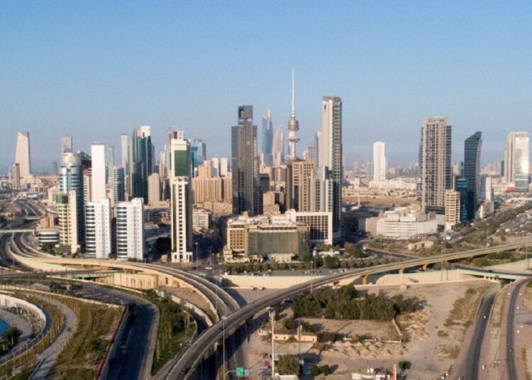Cabinet says it has ordered spending cut from current budget 1 - Egyptian Gazette An aerial view shows little traffic on the roads of Kuwait City after the country entered virtual lockdown, following the outbreak of coronavirus, in Kuwait City.