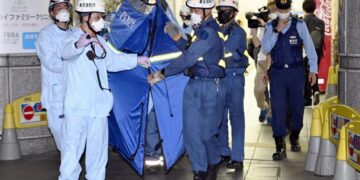 Knife attacker on Tokyo commuter train wanted to kill ‘happy women’