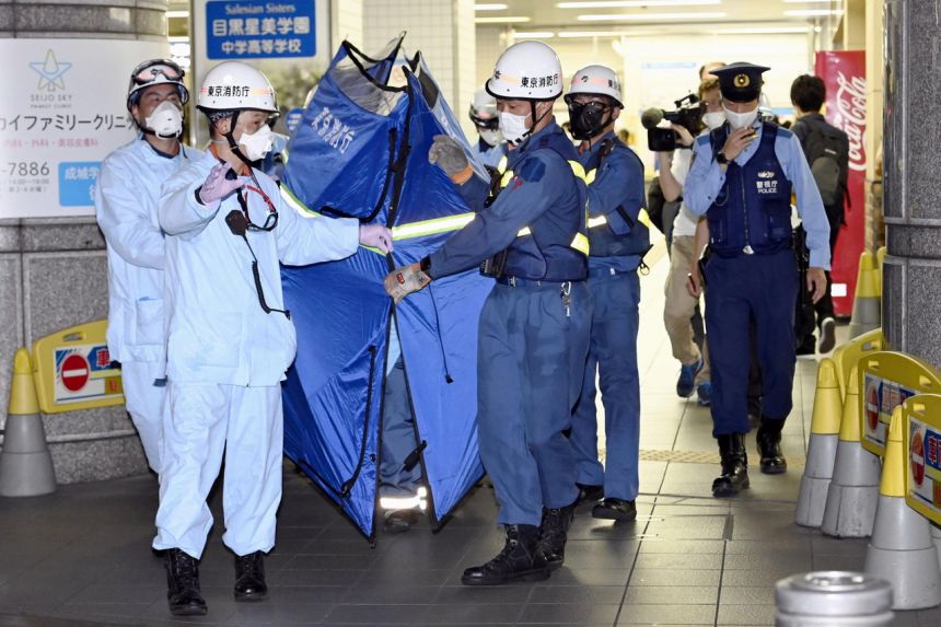 Knife attacker on Tokyo commuter train wanted to kill 'happy women ...