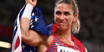 Olympics-Athletics: US Allman wins gold in discus throw