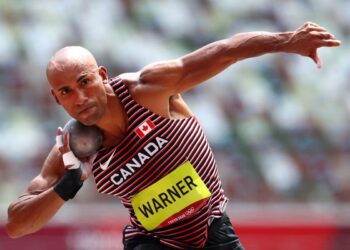 Olympics-Athletics: Canada’s Warner breaks Games record