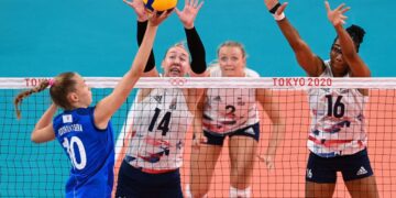 Olympics-Volleyball: US crushed by Russia, China eliminated 1 - Egyptian Gazette Olympics-Volleyball: US crushed by Russia, China eliminated