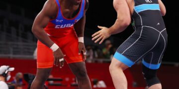 Olympics-Wrestling: Nunez reaches final in record bid 1 - Egyptian Gazette Olympics-Wrestling: Nunez reaches final in record bid
