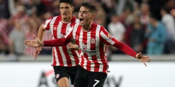 Brentford beats Arsenal 2-0 in Premier League