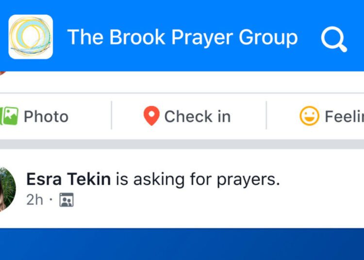 Facebook already asks for your thoughts. Now it wants your prayers.