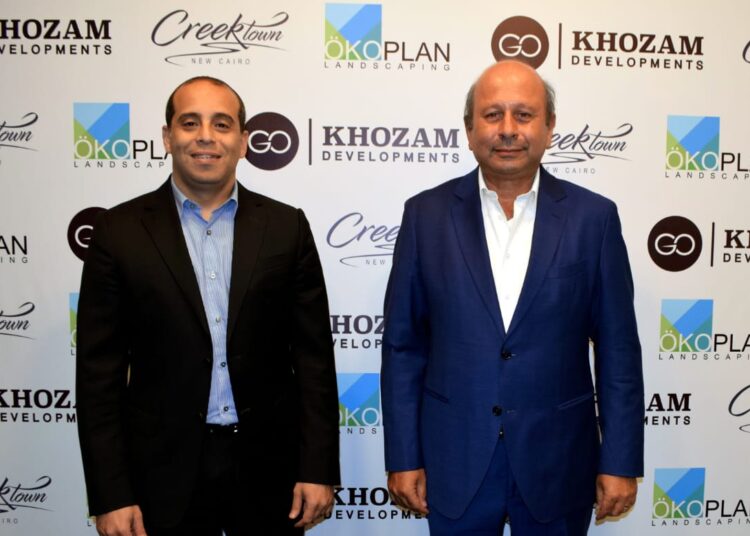 'Go Khozam' contracts with 'Okoplan' to implement landscape work in 'Creek Town' and 'Go Heliopolis' 1 - Egyptian Gazette