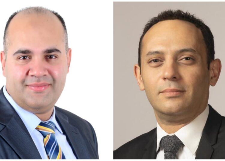 Empire and Moharram-Bakhoum contract for El Centro at NAC 1 - Egyptian Gazette Mahmoud Elsarrag (L) and Ahmed Moharram