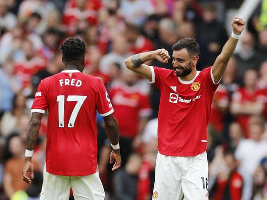 Fernandes fires hat-trick as Man Utd stuns Leeds in opener 1 - Egyptian Gazette Bruno Fernandes scored his first hat-trick as Manchester United thrashed Leeds United 5-1.