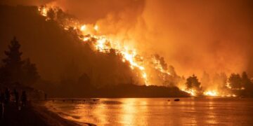 Blaze sweeps through Athens suburbs in 5th day of Greece wildfires