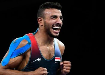 Egyptian Mohamed Ibrahim wins bronze in Roman Wrestling