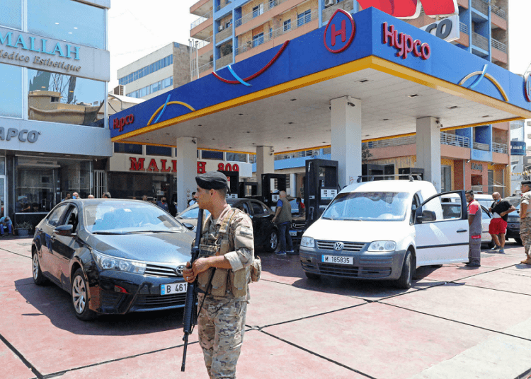 Lebanon's army has deployed at gas stations to stop fuel hoarding in the country after the central bank's decision to stop fuel subsidies sparked panic in the crisis-hit country.