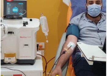 ‘1,320 people donated blood plasma in one month’