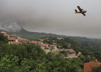 Forest fires rage in Greece; blaze north of Athens rekindles