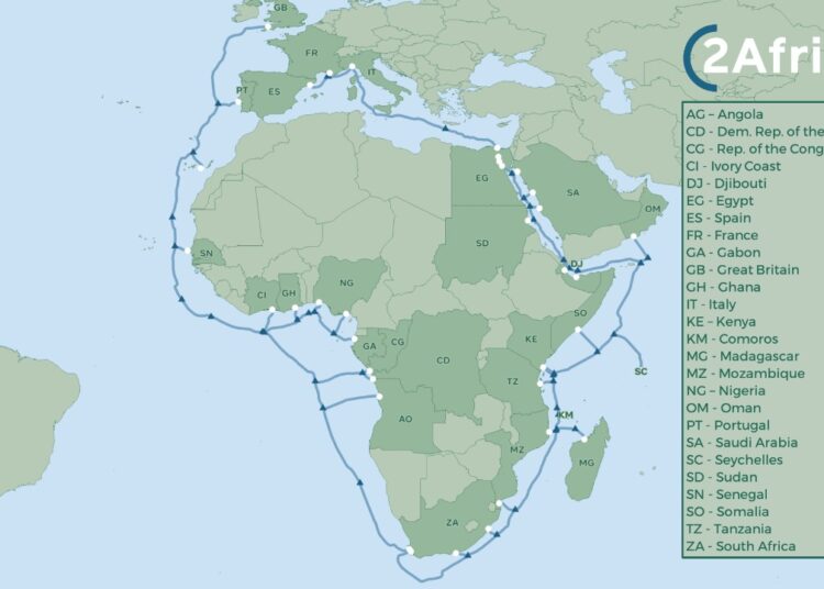New branches for 2Africa subsea cable system 1 - Egyptian Gazette