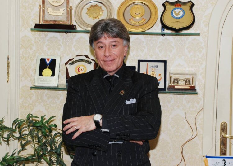 A prominent metaphysicist and table tennis player, Dr Ibrahim el-Feqi.