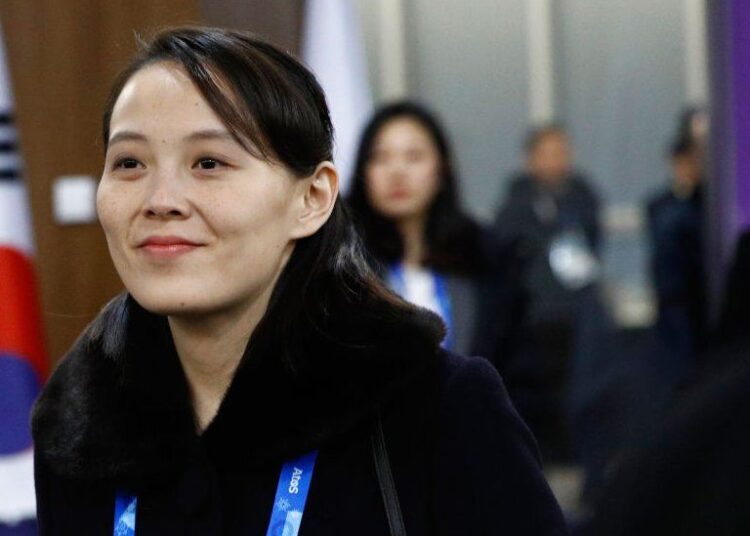 N. Korea offers talks, likely trying to get sanctions relief 1 - Egyptian Gazette Kim Yo Jong