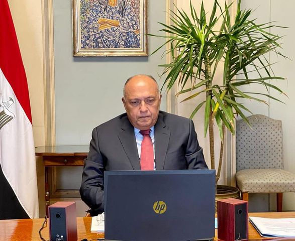 Egypt FM necessities restoring Libya's full stability 2 - Egyptian Gazette Egypt FM necessities restoring Libya's full stability 1 - Egyptian Gazette