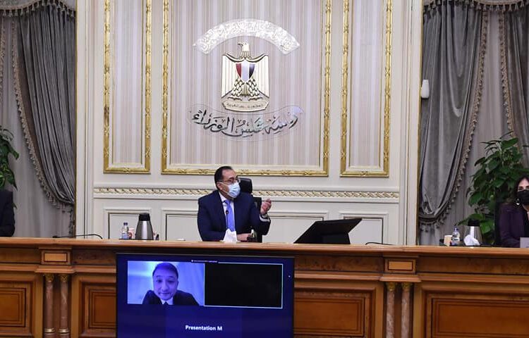 Prime Minister Madbouli during his meeting on Monday with Representatives of one of the major Chinese companies currently operating in the NAC.