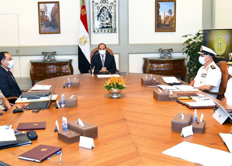 President reviews progress on projects to develop beaches 1 - Egyptian Gazette