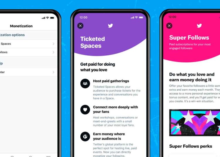 Twitter lets star users make money from subscriptions 1 - Egyptian Gazette Twitter launched a long-promised "Super Follows" feature that lets creators sell subscriptions for access to special content.