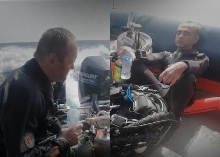 Talaat Moustafa boats rescue French tourist and Egyptian diver lost in diving trip in Sharm El Sheikh 2 - Egyptian Gazette Talaat Moustafa boats rescue French tourist and Egyptian diver lost in diving trip in Sharm El Sheikh 1 - Egyptian Gazette