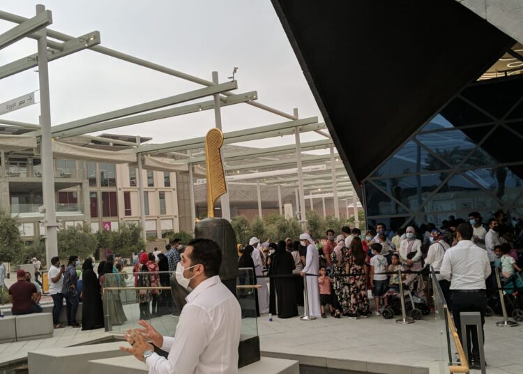 Egypt's pavilion receives over 10,000 visitors in trial opening of Expo Dubai 2 - Egyptian Gazette Egypt's pavilion receives over 10,000 visitors in trial opening of Expo Dubai 1 - Egyptian Gazette