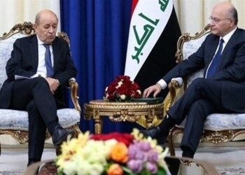 French Foreign Minister held talks with Iraq President