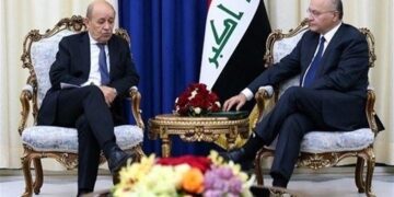 French Foreign Minister held talks with Iraq President 1 - Egyptian Gazette French Foreign Minister held talks with Iraq President