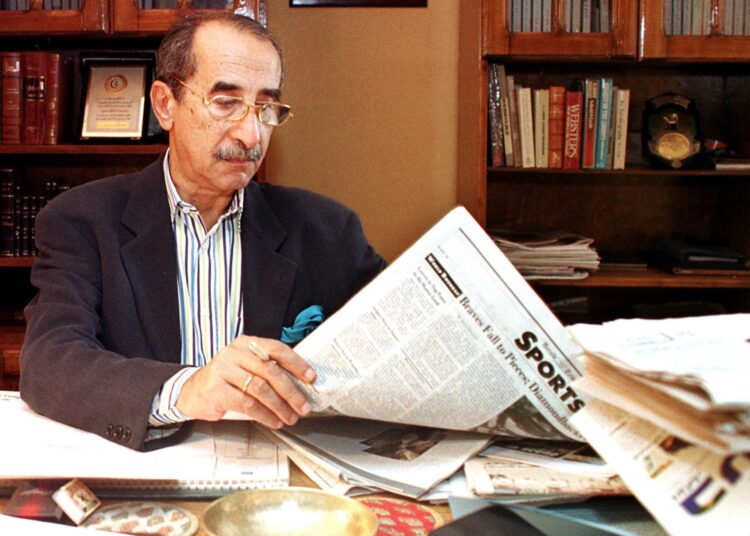 A prominent Egyptian journalist: Hamdi Qandeel.