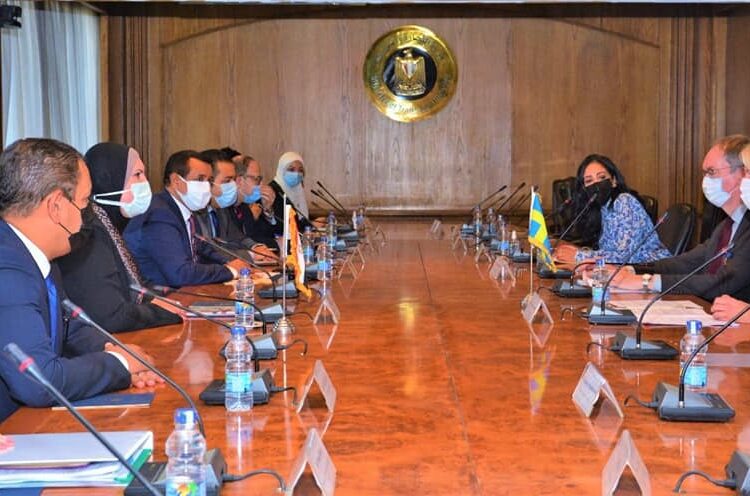 Egyptian Trade and Industry Minister Nevine Gamea said coordination is underway to organize a joint Egyptian-Swedish business forum to foster industrial and commercial cooperation between business communities in both countries.